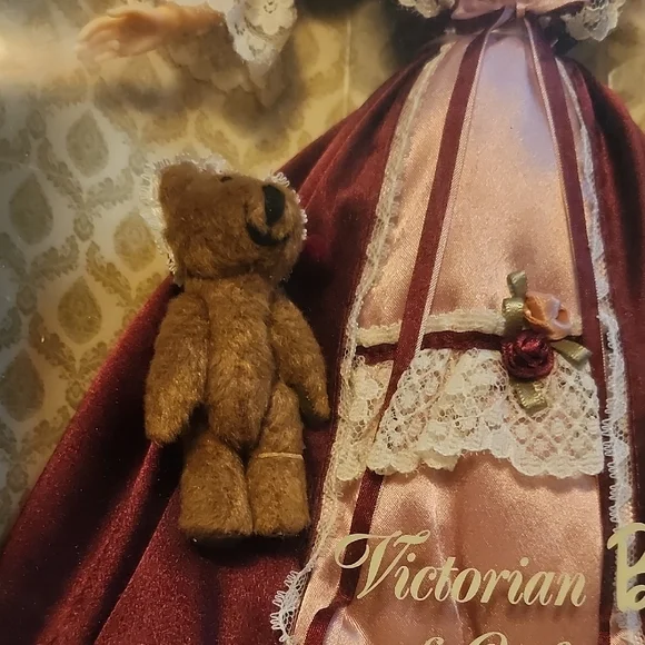 Victorian Barbie Doll with Purple Dress - Picture 10 of 12